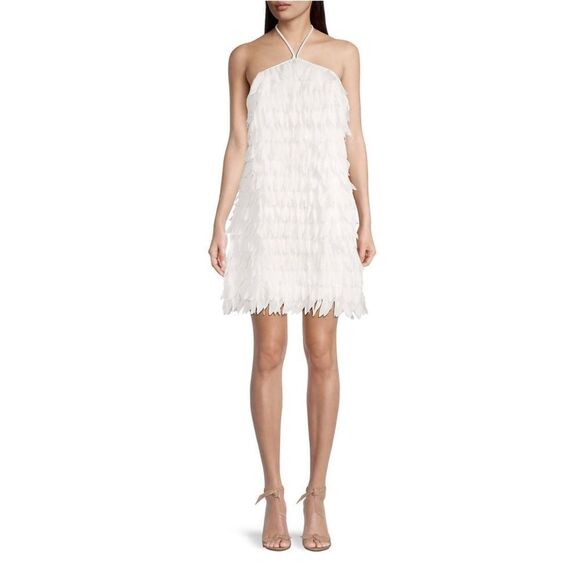 Aidan by Aidan Mattox Trapeze Fringe Dress size 4 - Picture 1 of 13